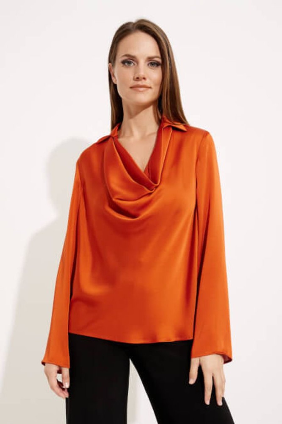 Women JOSEPH RIBKOFF Tops | Joseph Ribkoff- Satin Blouse