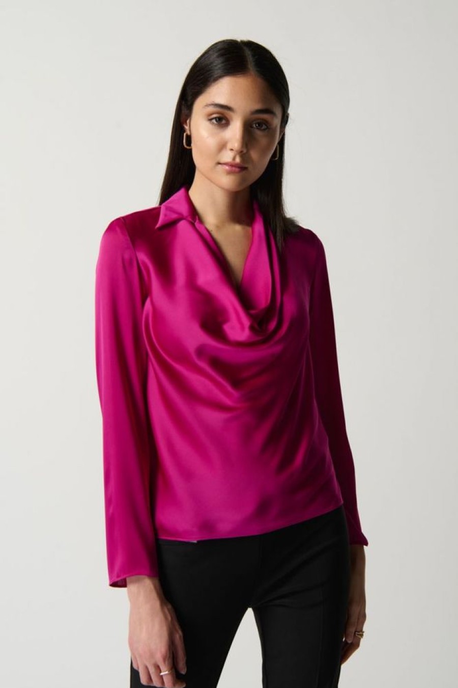 Women JOSEPH RIBKOFF Tops | Joseph Ribkoff- Satin Blouse