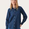 Women PART TWO Tops | Part Two- Ladies Bari Shirt Dark Vintage Denim