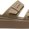 Women CROCS Sandals | Crocs- Women'S Brooklyn Buckle Platform Sandal Khaki