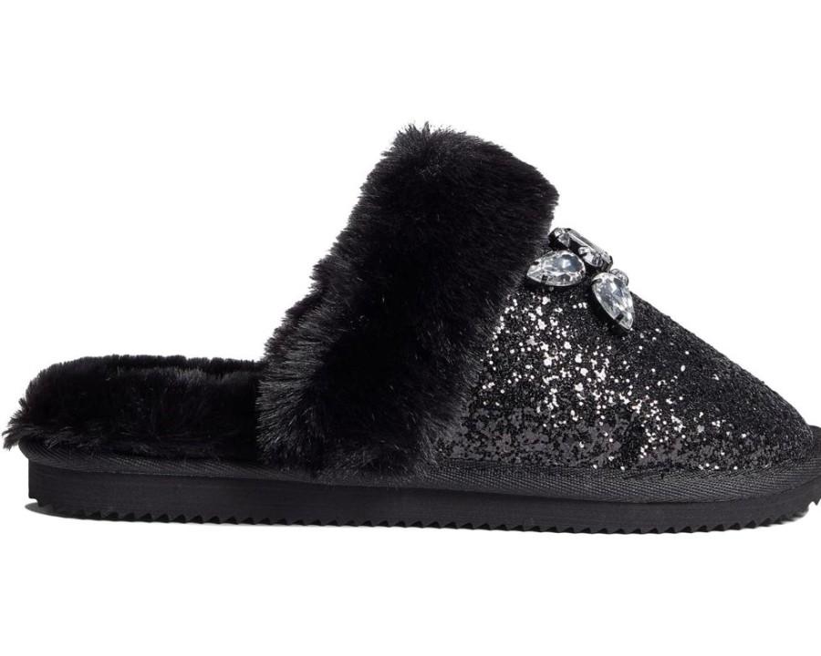 Women MICHAEL KORS Slippers | Michael Kors- Women'S Taj Slipper Black