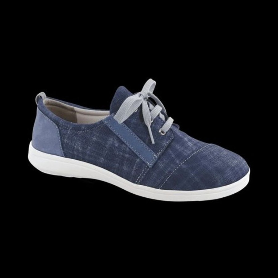 Women SAS Casual Footwear | Sas- Women'S Marnie Shoe Blue Jay Nubuck