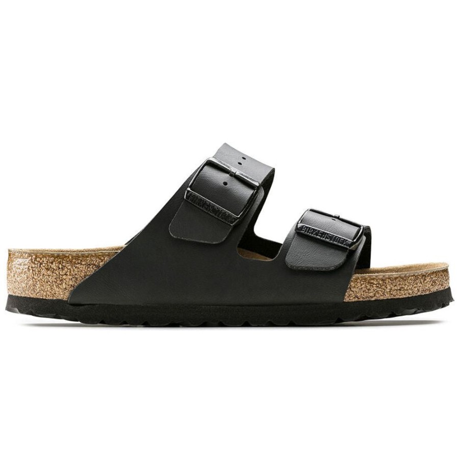 Men BIRKENSTOCK Sandals | Birkenstock- Arizona Soft Footbed Birko-Flor Sandal Black