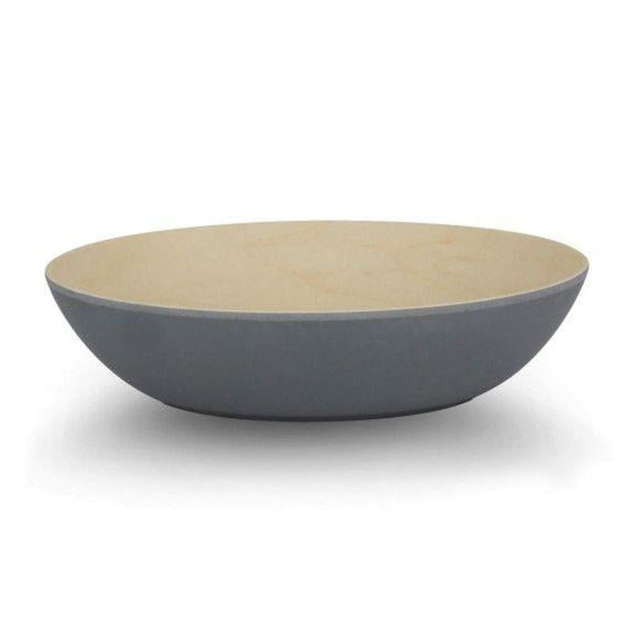 Cottage Kitchen INTER-CONTINENTAL MERCANTILE Kitchenware | Inter-Continental- Bamboo Maple Grey Bowl 20Cm-25Oz