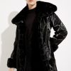 Women JOSEPH RIBKOFF Coats & Jackets | Joseph Ribkoff- Faux Fur Coat Black