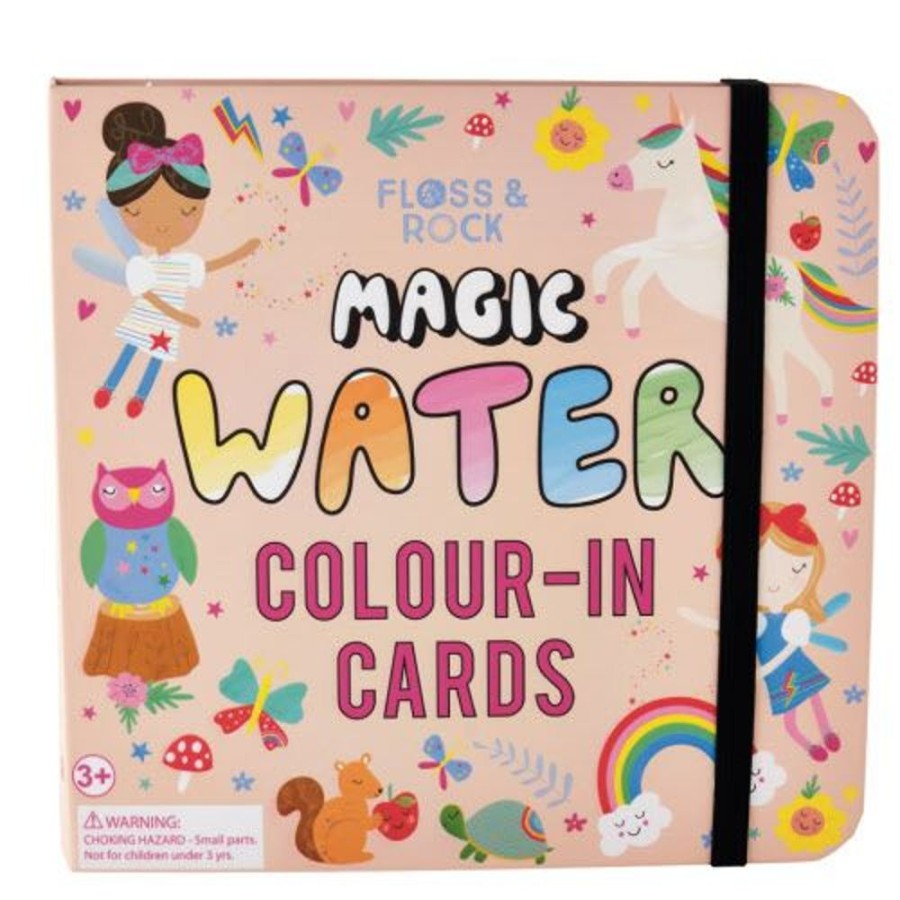 Kid FLOSS & ROCK Educational | Floss & Rock- Rainbow Fairy Water Pen & Cards