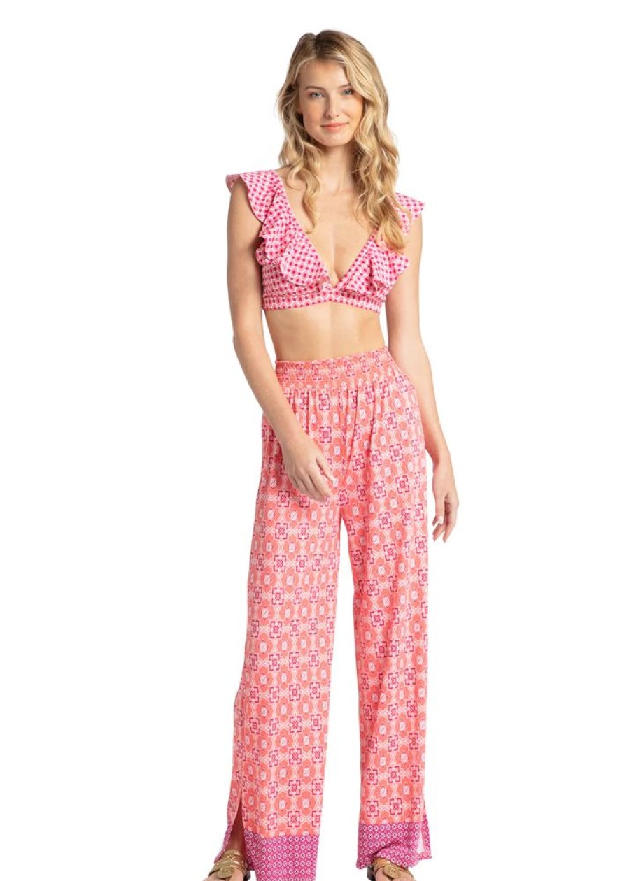 Women CABANA LIFE Cover-Ups | Cabana Life- Palazzo Pants 710 Nantucket