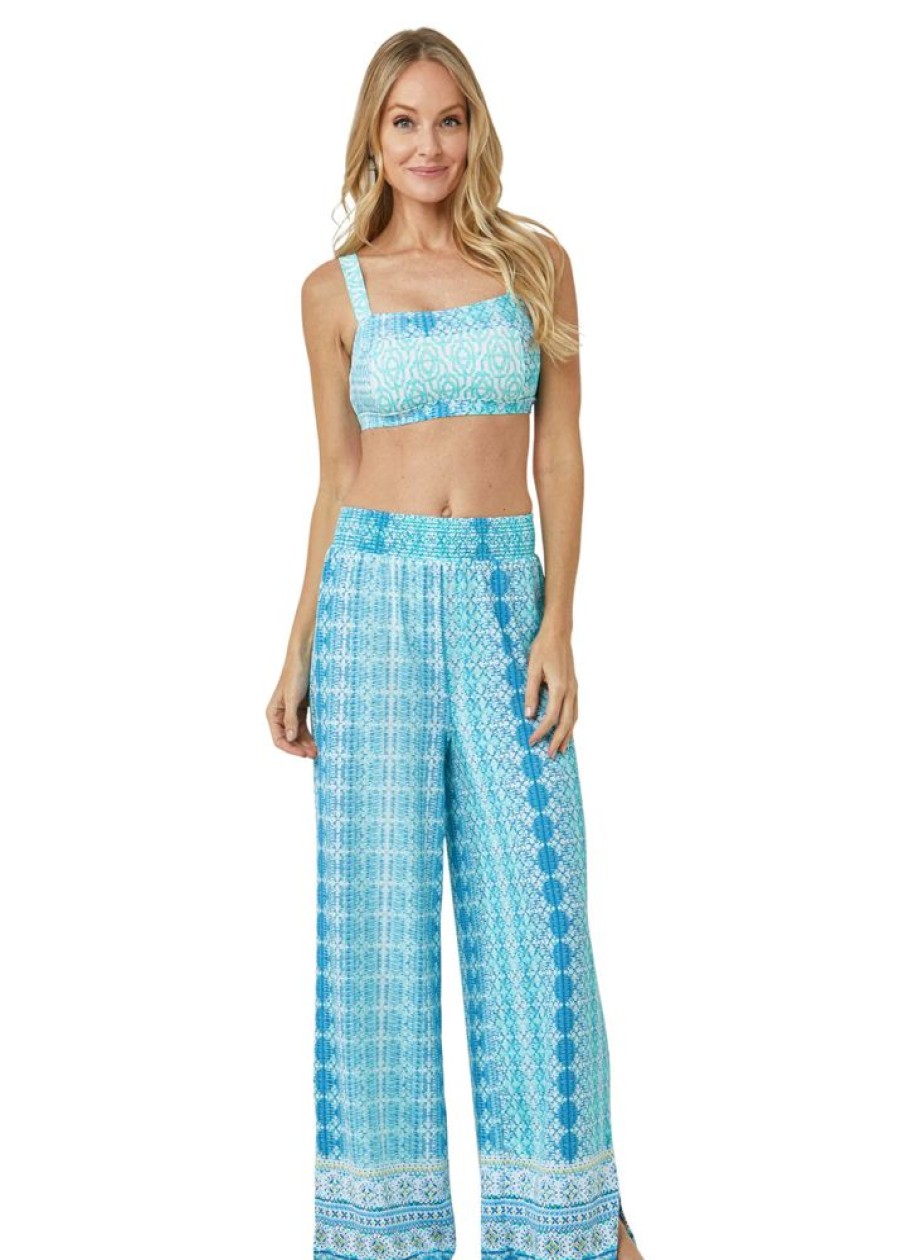 Women CABANA LIFE Cover-Ups | Cabana Life- Palazzo Pants 710 Nantucket