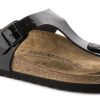 Women BIRKENSTOCK Sandals | Birkenstock-Women'S Gizeh Birko Black Patent