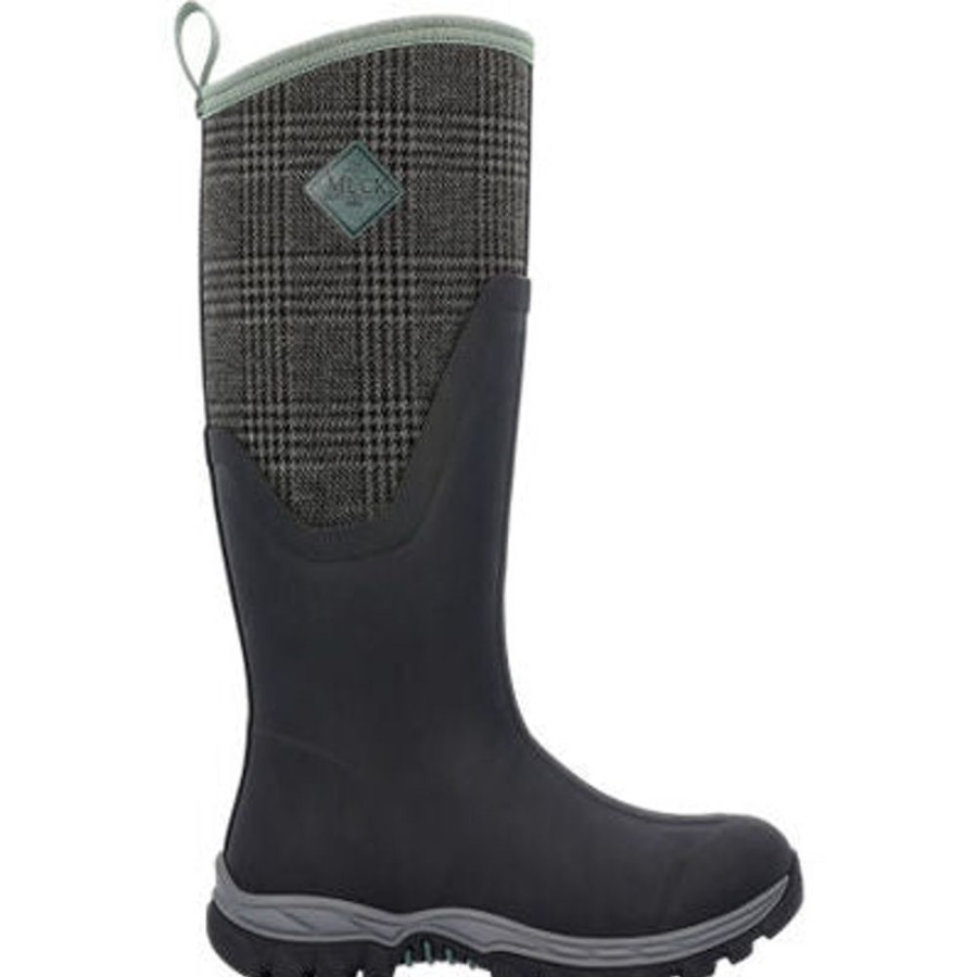 Women MUCK BOOT Casual Footwear | Muck- Women'S Artic Sport Ii Tall Winter Boot Blk-Plaid