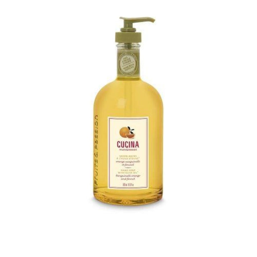 Cottage Kitchen F&P FRUITS & PASSIONS Cleaning | Fruits & Passion- Cucina Sanguinelli Orange & Fennel Hand Wash 500Ml