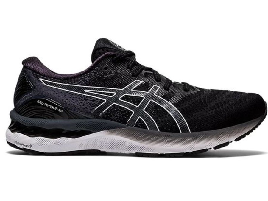 Men ASICS Sneakers | Asics- Men'S- Gel-Nimbus 23 Athletic Shoe Black-White