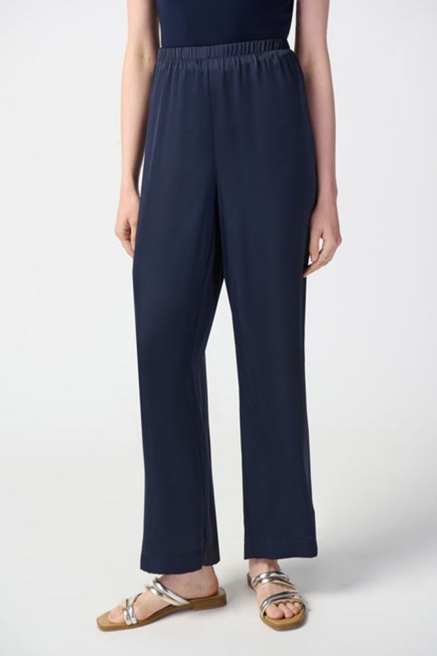 Women JOSEPH RIBKOFF Bottoms | Joseph Ribkoff- Stretch Waistband Pant Midnight Blue