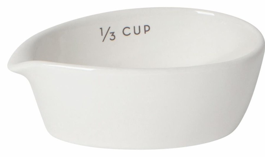 Cottage Kitchen DANICA Bakeware | Danica- Ivory Measuring Cups Set Of 4