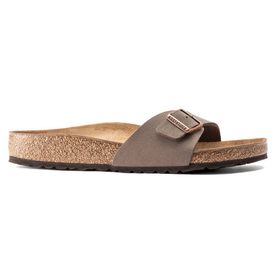 Women BIRKENSTOCK Casual Footwear | Birkenstock- Women'S Madrid Birkibuc Sandal Nubuck Mocha