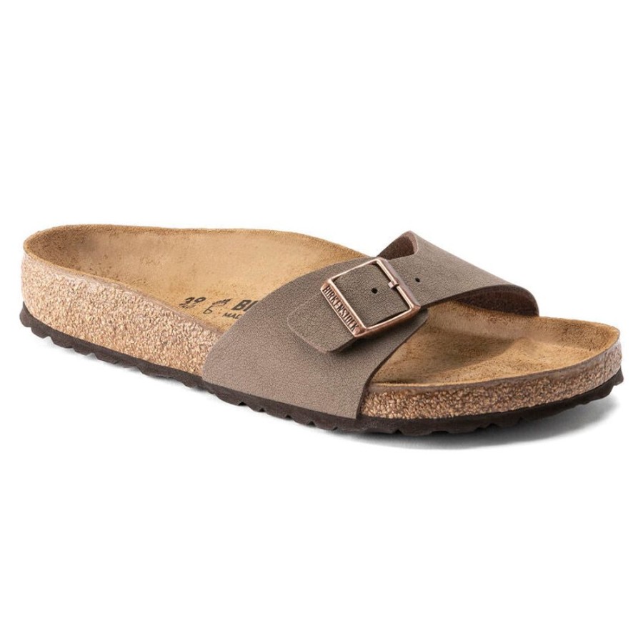 Women BIRKENSTOCK Casual Footwear | Birkenstock- Women'S Madrid Birkibuc Sandal Nubuck Mocha