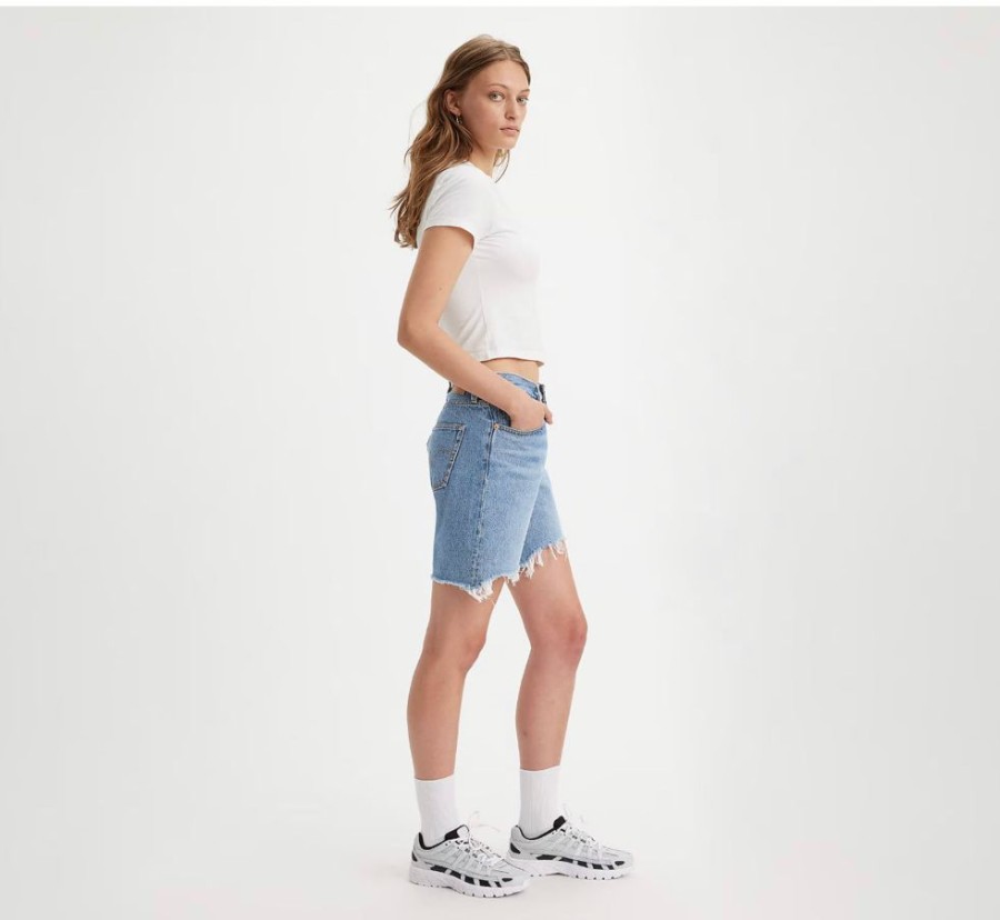 Women LEVI STRAUSS CANADA Bottoms | Levi'S- 501® '90S Women'S Shorts Feeling The Music