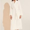 Women EBERJEY Sleepwear & Lounge | Eberjey- Chalet Recycled Plush Robe Ivory