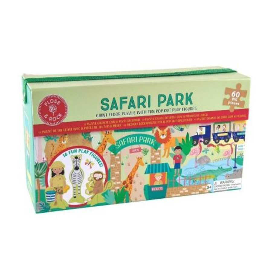 Kid FLOSS & ROCK Educational | Floss & Rock- Safari Park Jigsaw Puzzle