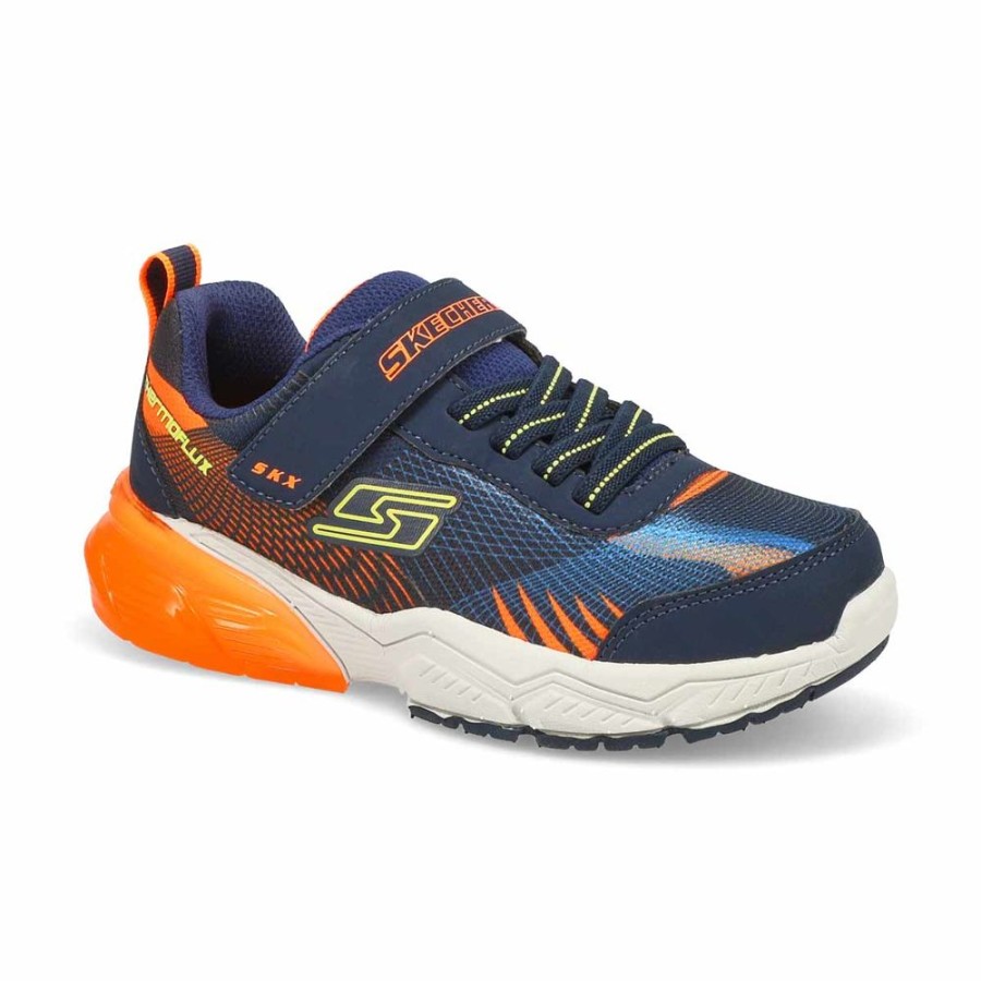 Kid SKECHERS Casual Footwear | Skechers- Kids Thermoflux 2.0 Sneaker Navy-Orange