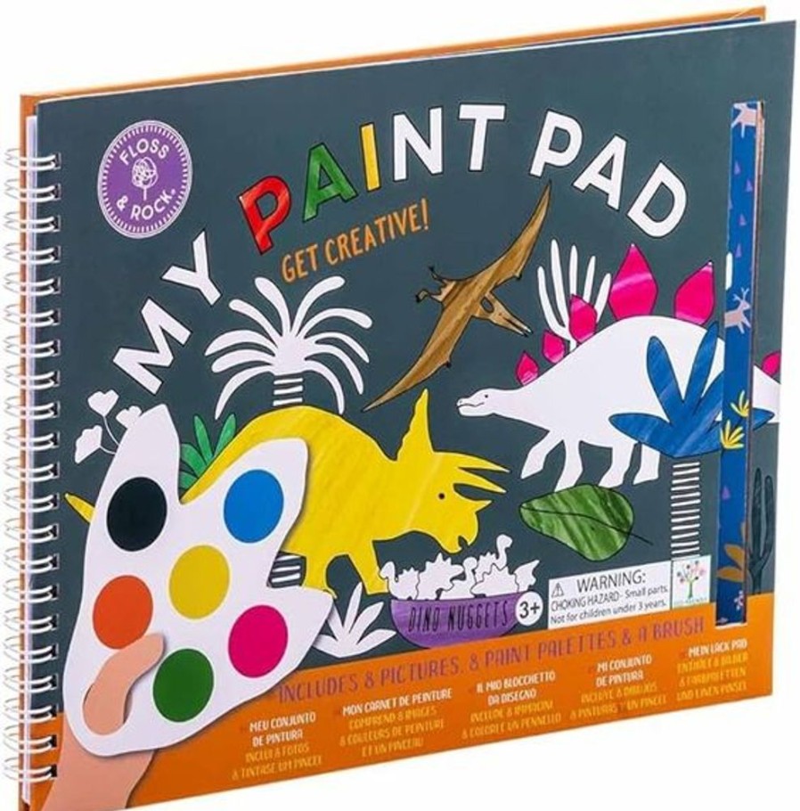 Kid FLOSS & ROCK Games | Floss & Rock- Dino Painting Pad