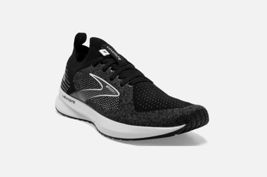 Women BROOKS Casual Footwear | Brooks- Women'S Levitate Stealthfit 5 Ahletic Shoe Blk-Grey-Wht