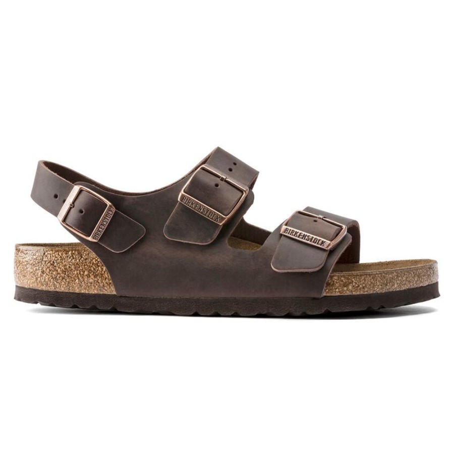 Women BIRKENSTOCK Sandals | Birkenstock- Women'S Milano Birko-Flor Sandal Brown