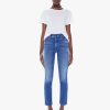 Women MOTHER Bottoms | Mother Denim- Ladies Mid Rise Dazzler Jeans Wish On A Star