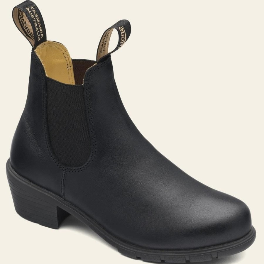 Women BLUNDSTONE Casual Footwear | Blundstone- 1671 Women'S Series Heeled Boots Black