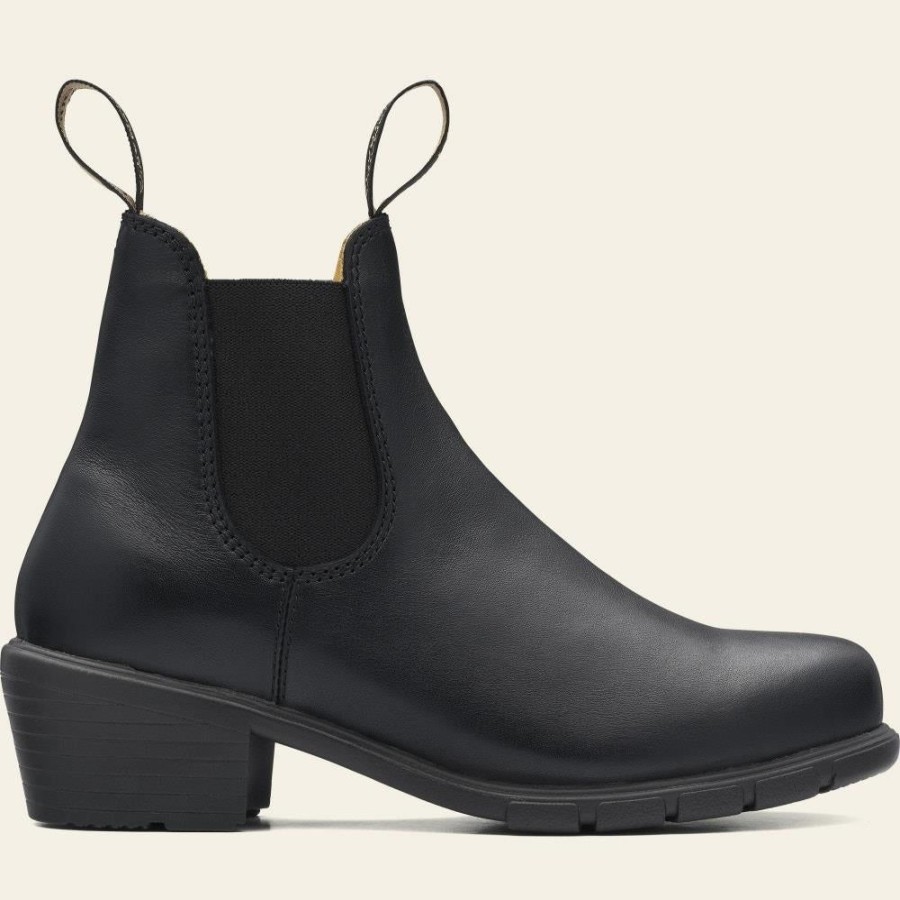 Women BLUNDSTONE Casual Footwear | Blundstone- 1671 Women'S Series Heeled Boots Black