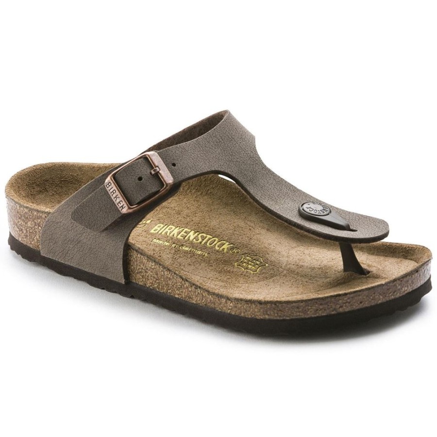 Women BIRKENSTOCK Casual Footwear | Birkenstock-Women'S Gizeh Birko Mocha Nubuck