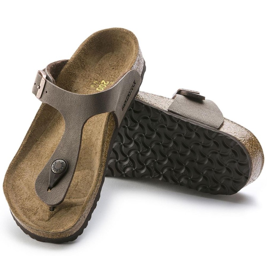 Women BIRKENSTOCK Casual Footwear | Birkenstock-Women'S Gizeh Birko Mocha Nubuck