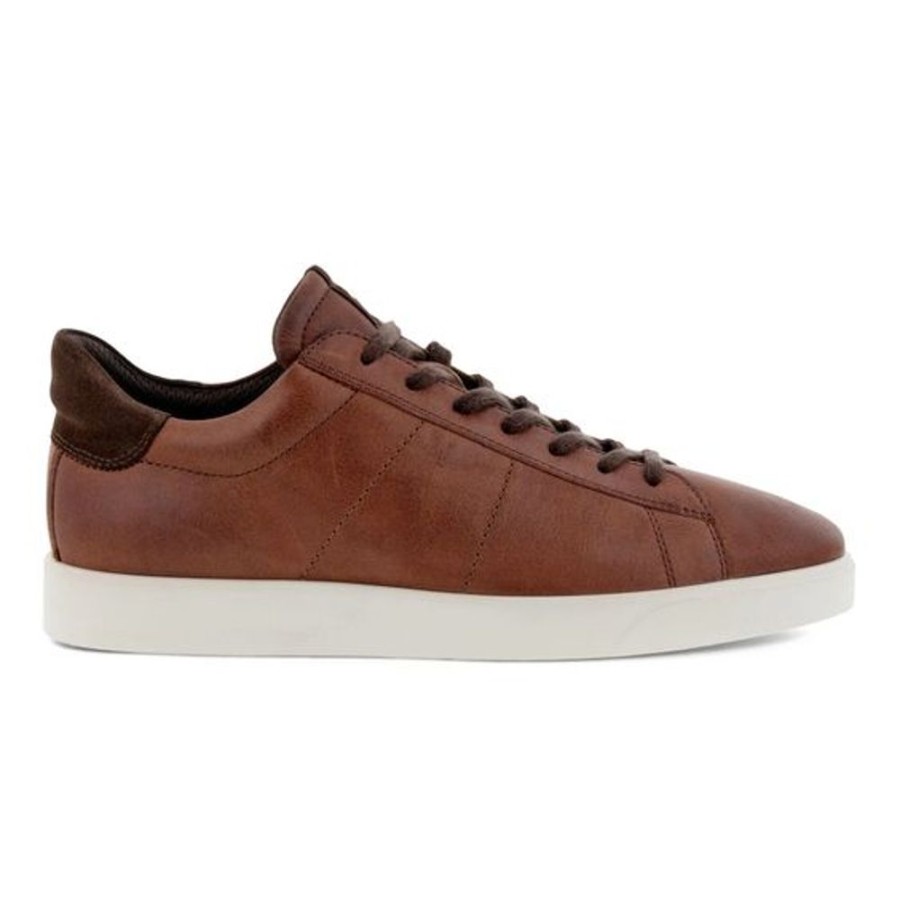 Men ECCO Sneakers | Ecco- Men'S Street Lite Retro Sneaker WhisWholesale-Coffee