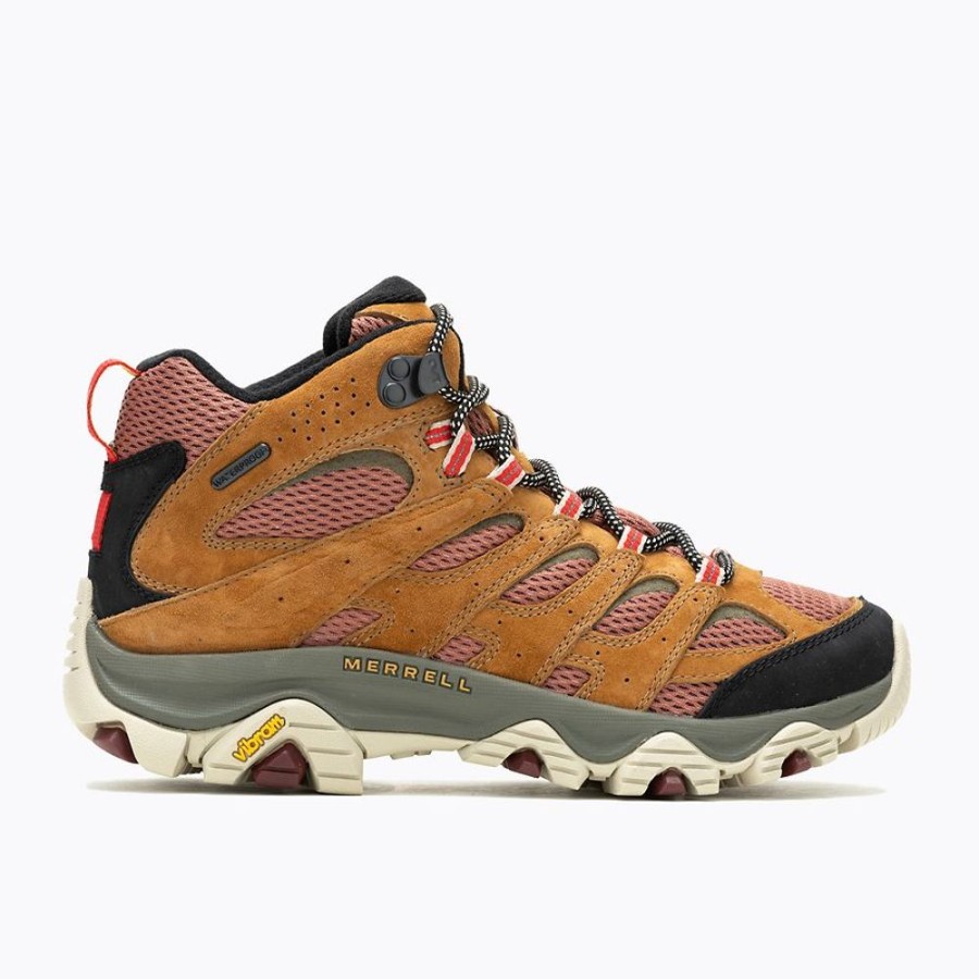 Women MERRELL Casual Footwear | Merrell- Women'S Moab 3 Mid Hiking Boot Spice-Sedona