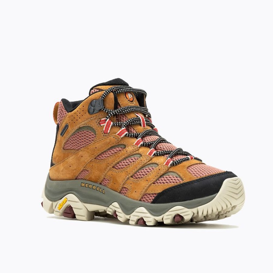 Women MERRELL Casual Footwear | Merrell- Women'S Moab 3 Mid Hiking Boot Spice-Sedona