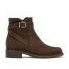 Women LA CANADIENNE Dress Shoes | La Canadienne- Women'S Sarah Boot Brunette Suede