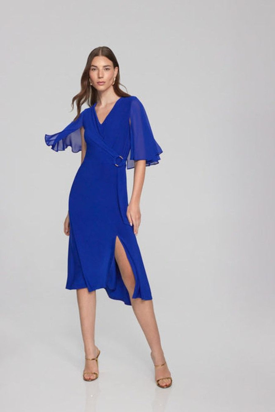 Women JOSEPH RIBKOFF Dresses | Joseph Ribkoff- Royal Sapphire Dress Royal Saphire