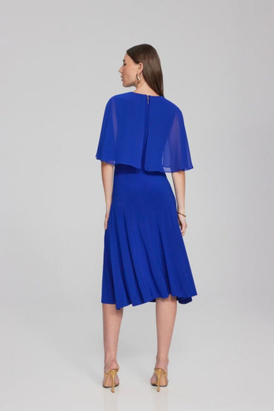 Women JOSEPH RIBKOFF Dresses | Joseph Ribkoff- Royal Sapphire Dress Royal Saphire