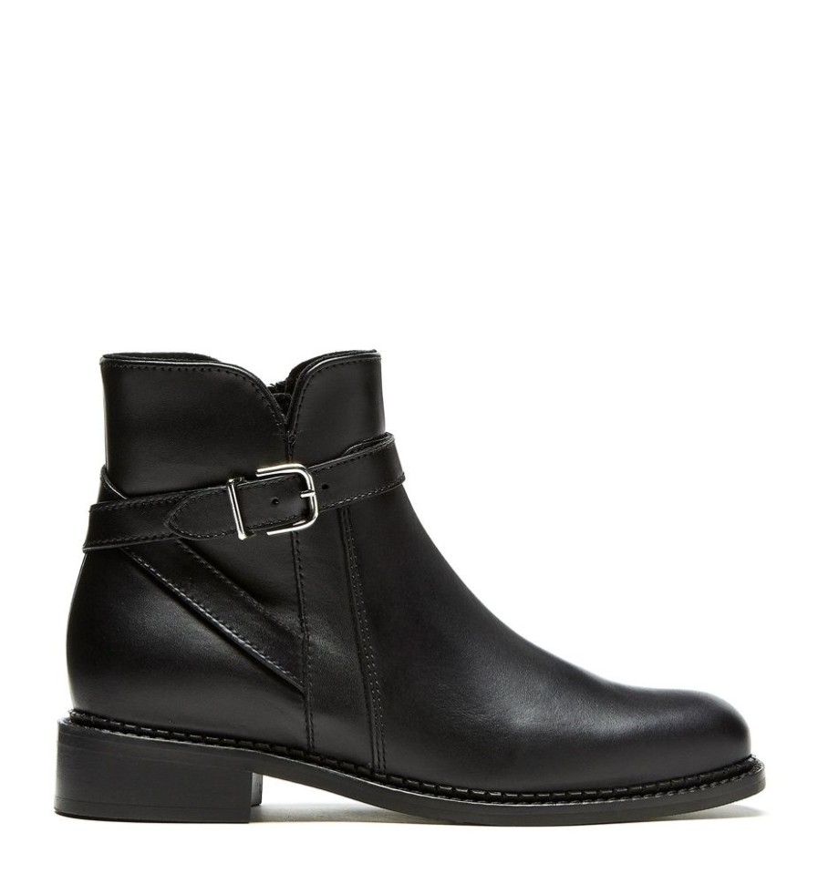 Women LA CANADIENNE Casual Footwear | La Canadienne- Women'S Sarah Boot Black Leather