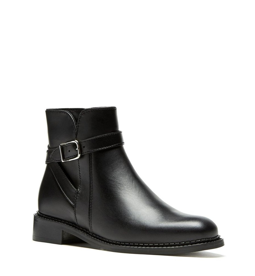 Women LA CANADIENNE Casual Footwear | La Canadienne- Women'S Sarah Boot Black Leather