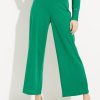 Women JOSEPH RIBKOFF Bottoms | Joseph Ribkoff- Women'S Wide Leg Pant Kelly Green