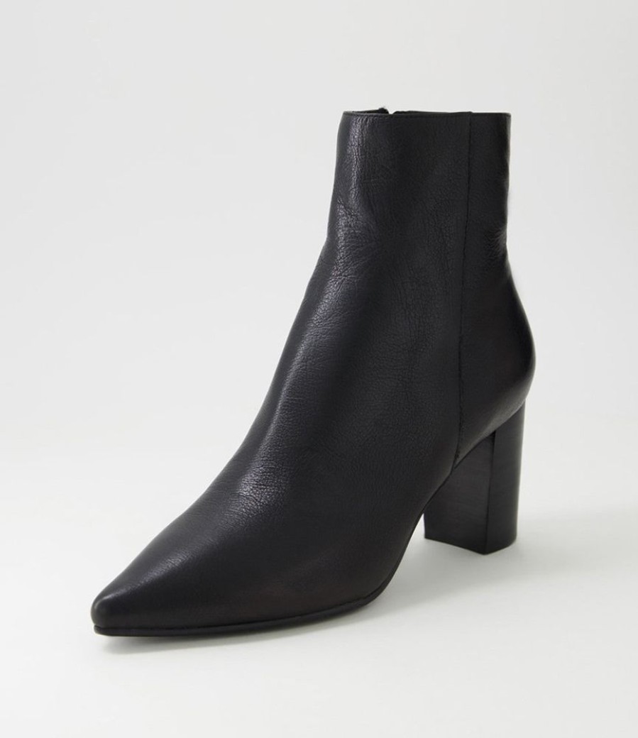 Women DJANGO & JULIET Casual Footwear | Django & Juliette- Women'S Nerine Ankle Boot Black Leather