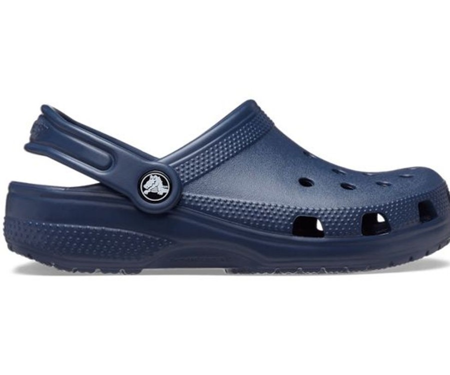 Kid CROCS Casual Footwear | Crocs- Little Kids Classic Clog Navy