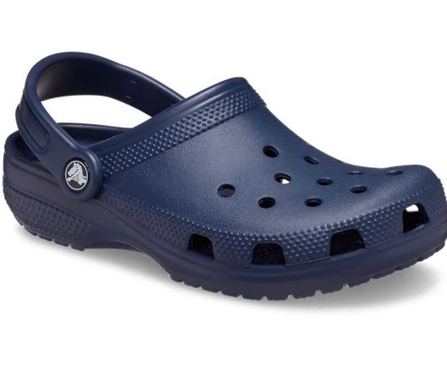 Kid CROCS Casual Footwear | Crocs- Little Kids Classic Clog Navy