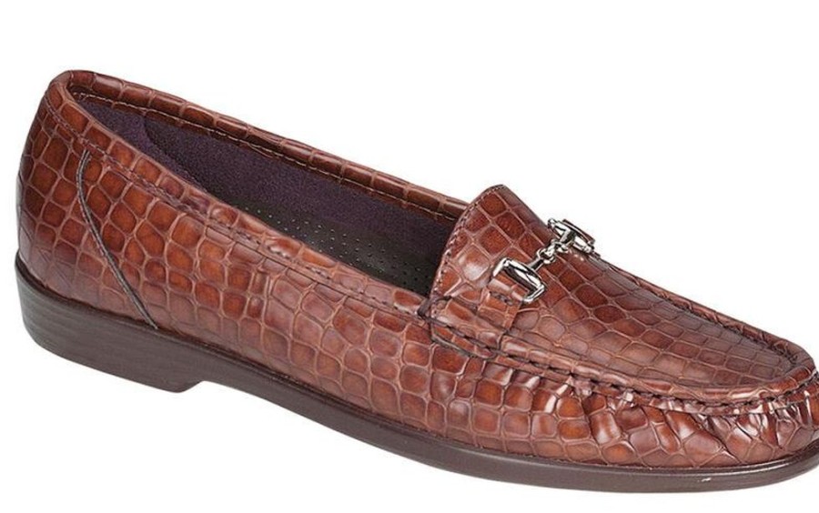 Women SAS Casual Footwear | Sas- Women'S Metro Loafer Cognac