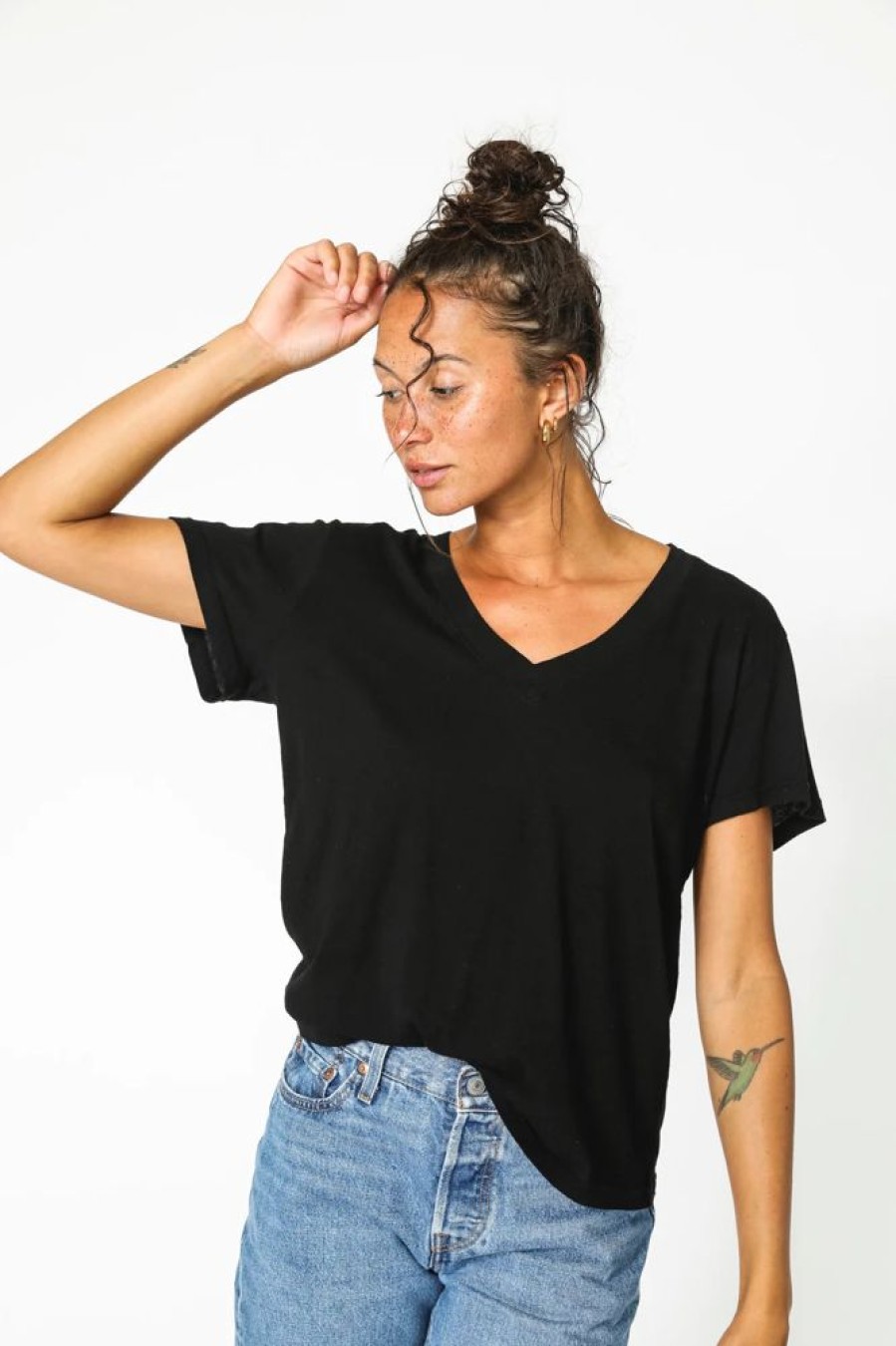 Women PERFECT WHITE TEE Tops | Perfect Tee- Hendrix Tee