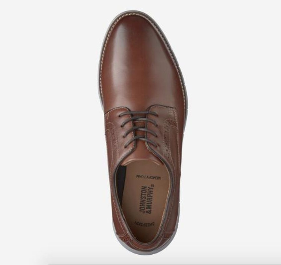 Men JOHNSTON & MURPHY Sneakers | Johnston & Murphy-Holden Plain Toe Brown