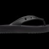 Women CROCS Casual Footwear | Crocs- Women'S Platform Flip Sandal Black