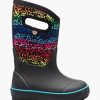 Kid BOGS Winter Boots | Bogs- Kids Classic Dab Rainbow Winter Boot Black