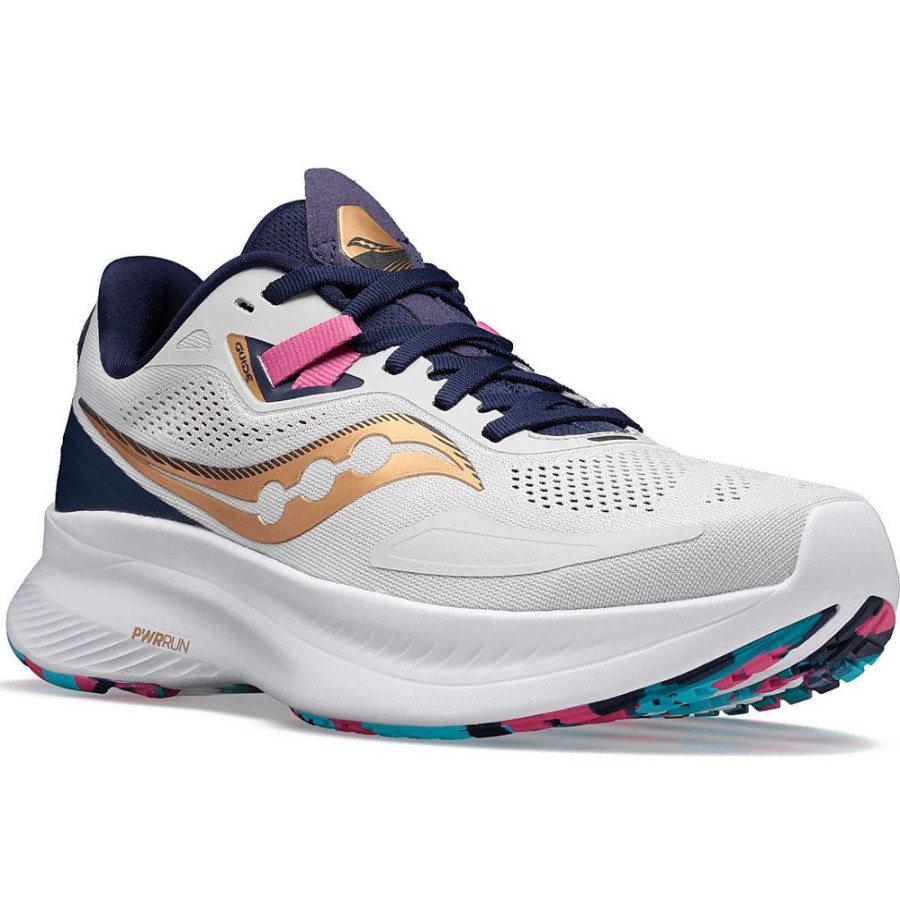 Women SAUCONY CANADA Casual Footwear | Saucony- Women'S Guide 15 Athletic Shoe Prospect Glass